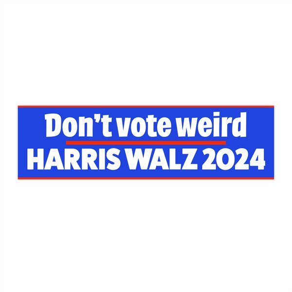 Harris Walz Bumper Stickers! Kamala Harris Bumper Sticker-image