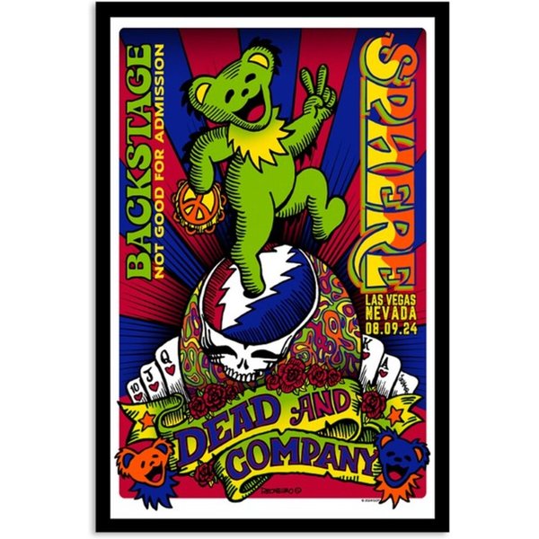 Dead And Company Aug 9 2024 Sphere In Las Vegas Nv Poster-image