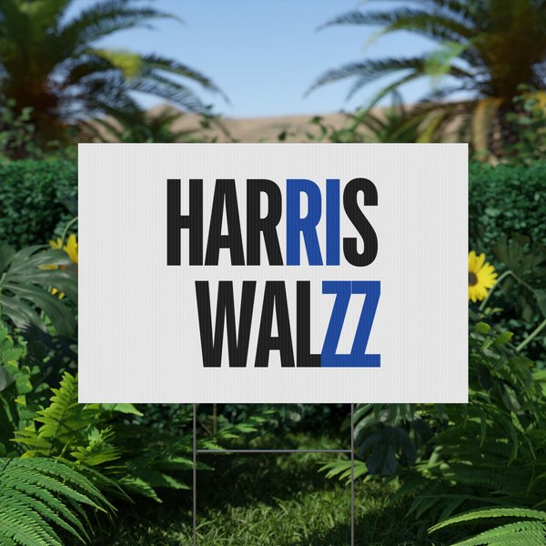 Kamala Harris Tim Walz Election Yard Sign-image