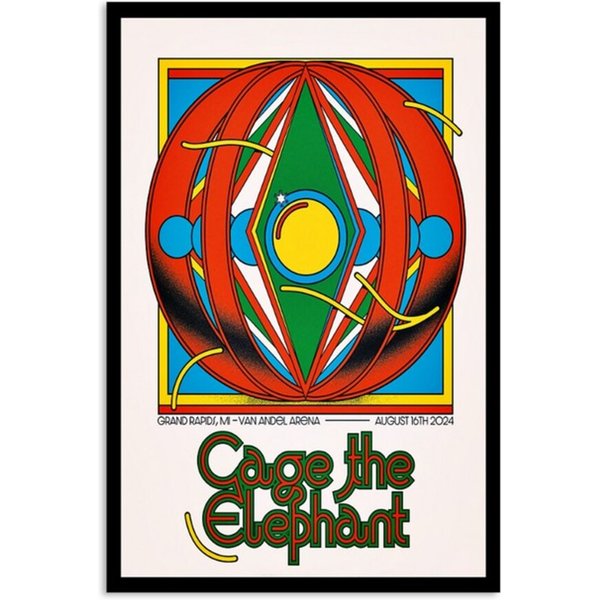 Cage The Elephant Aug 16 2024 Van Andel Arena In Grand Rapids Mi Poster-image
