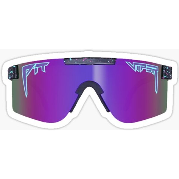 Pit Viper Sticker / Decal - Dark Purple/ Blue-image