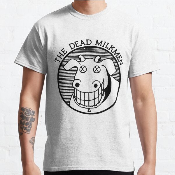 Dead Milkmen Cow Logo White Licensed Adult Cow-image
