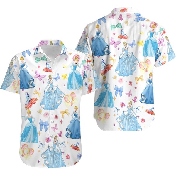 Princess Cinde Coquette Bows Hawaiian Shirt-image