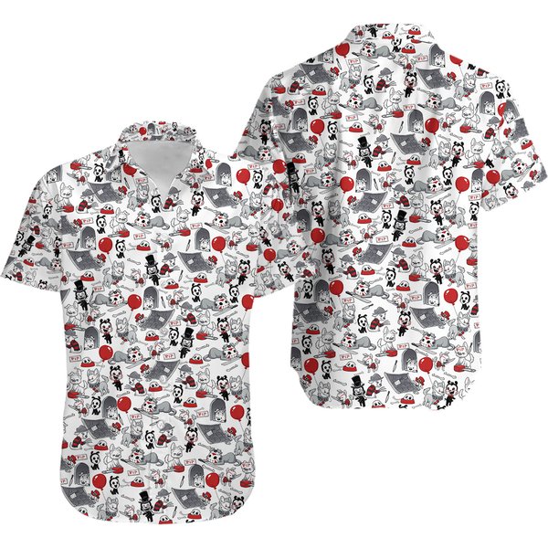 Horror Character Shirt, Horror Movie Hawaiian Shirt-image