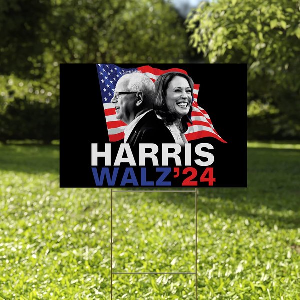 Harris Walz Yard Sign/President Kamala Harris Tim Walz 2024 Sign-image