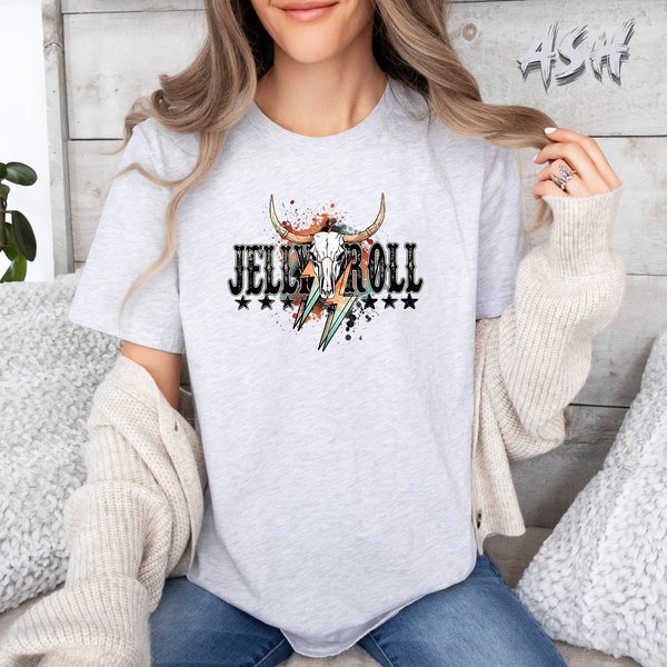 Jelly Roll American Rock Singer Shirt, Western Shirt, Cowgirl Shirt-image