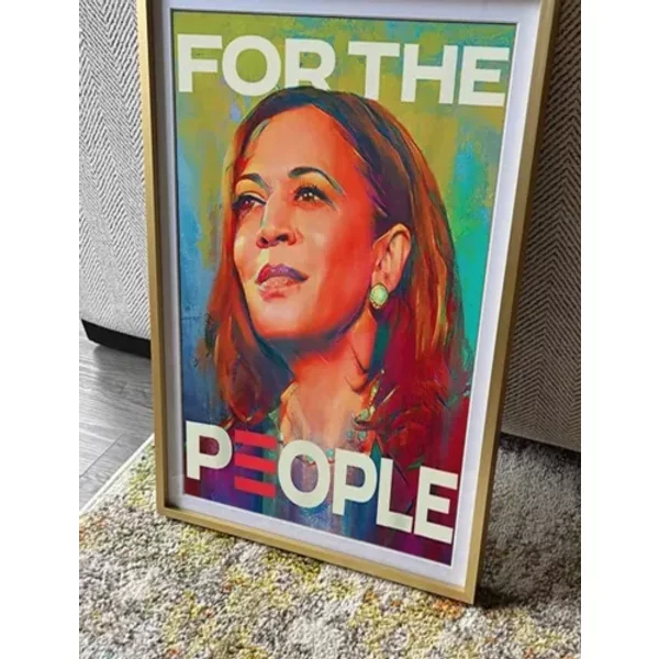Kamala Harris For The People 2024 Election President Poster, Womens Power-image