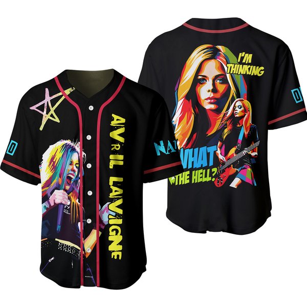 Custom Avril Lavigne Baseball Jersey, Avril Lavigne Tour 2024 Shirt-image
