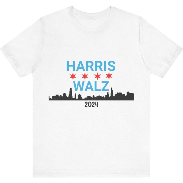 Harris-Walz 2024 Campaign Shirt | Chicago Dnc Convention Tee-image