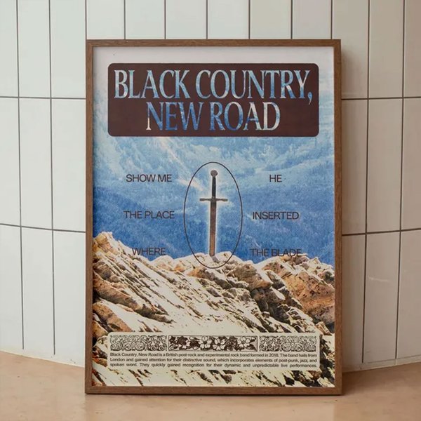 Black Country, New Road Poster | Music Poster | Wall Art | Wall Decor-image