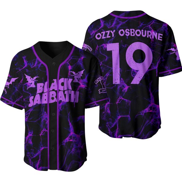 Black Sabbath Personalized Baseball Jersey Shirt Unisex Gift For Fan-image