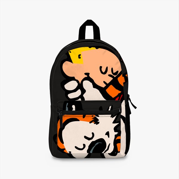 Calvin And Hobbes Had Funy Hug Backpack-image