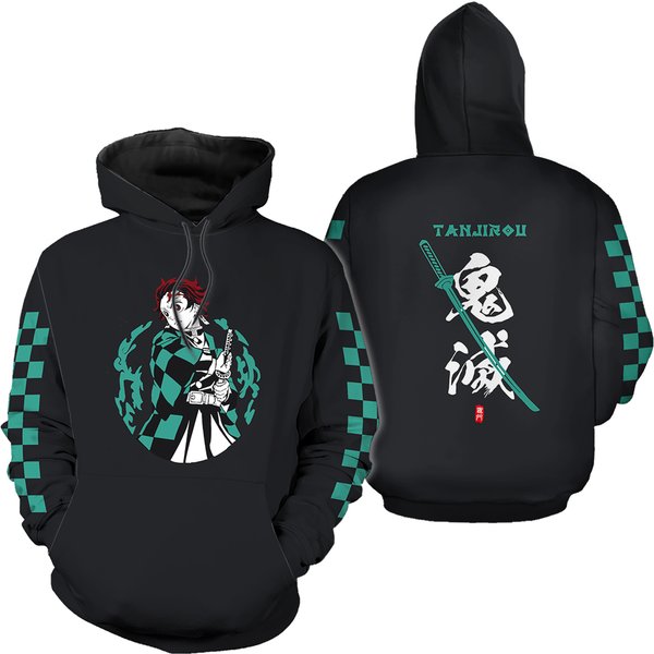 Fan Art Anime Demon Hoodie Pullover 3D Hoodie-image