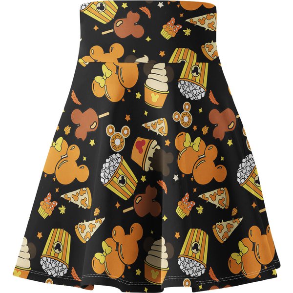 Halloween Snacks Dland Runs Skirt