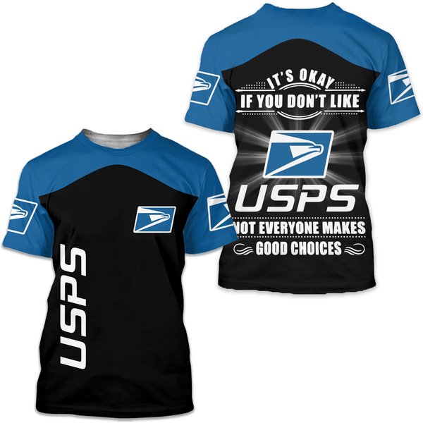 Postal Service Shirt, Postal Worker 3D All Over Printed-image