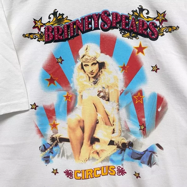 Britney Spears 2009 Tour Gift For Fans Cotton T-Shirt-image