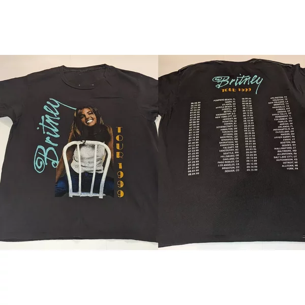 Britney Spears Britney Tour 1999 T Shirt-image