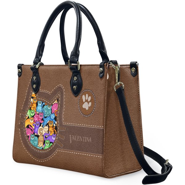 Loves Cat Leather Bag-image
