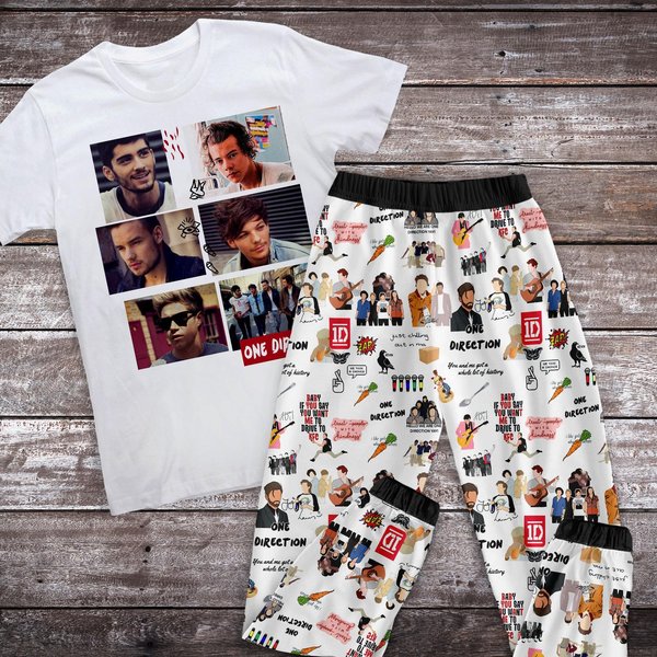 One Direction Pajamas Set, One Direction Personalized Family Pajamas
