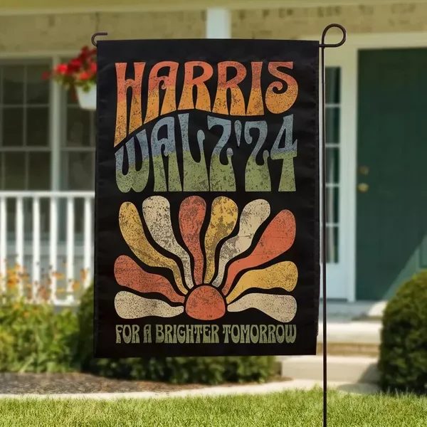 Harris Walz Garden Flag, Kamala Harris For President 2024, Vote Kamala Flag-image