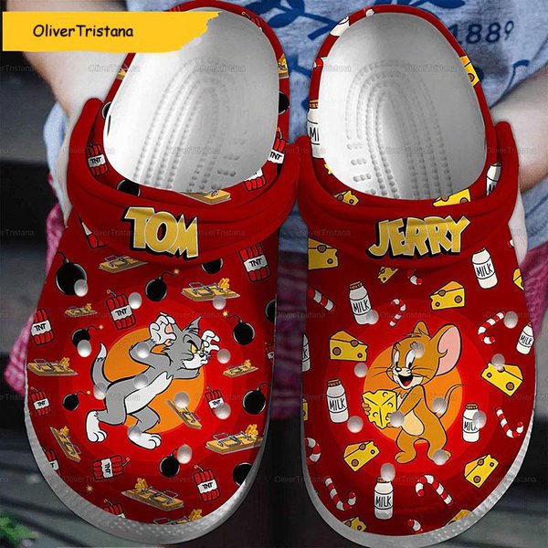 Tom And Jerry Clogs Shoes, Tom And Jerry Christmas Gift-image