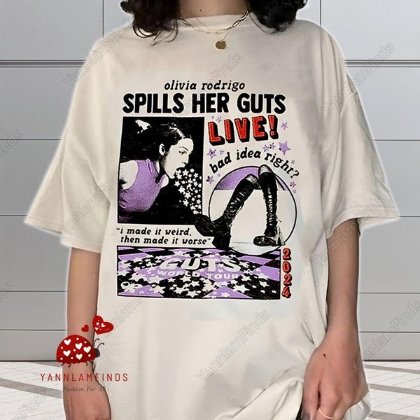 Olivia Rodrigo Spills Her Guts Tour Shirt - Celebrate The Concert-image