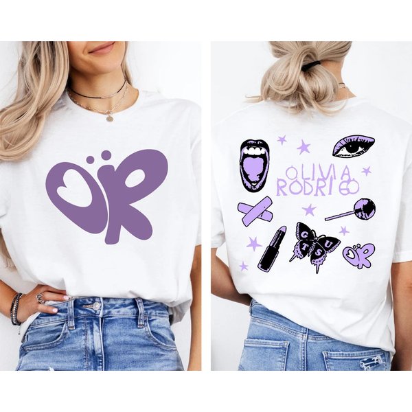 Olivia Rodrigo Guts Tour 2024 Shirt, Youth Olivia Rodrigo Shirt, The Guts World Tour 2024 Gift-image