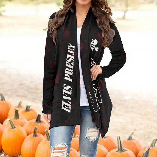 Elvis Presley Women's Patch Pocket Cardigan