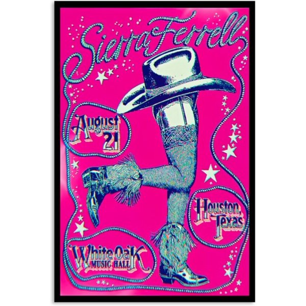 Sierra Ferrell Tour In Houston Tx On Aug 21 2024 Poster-image