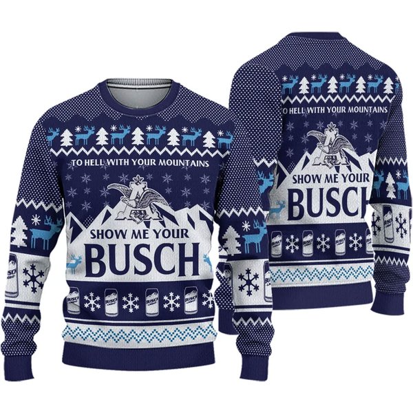 Busch Beer Ugly Christmas Sweater-image