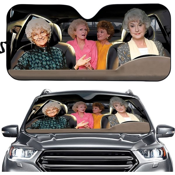 Stay Golden Car Sunshade - Ideal Gift-image