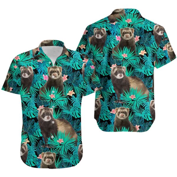 Ferret Tropical Hawaii Shirt-image