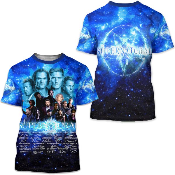 Supernatural 3D Shirt, Gift For Fans-image