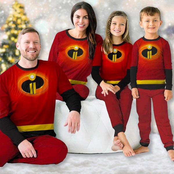 Christmas Incredibles Pajamas Family, Incredibles Halloween Pajamas Set