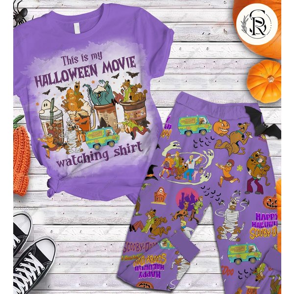 Scooby Doo Holiday Shirt And Pajamas Set-image