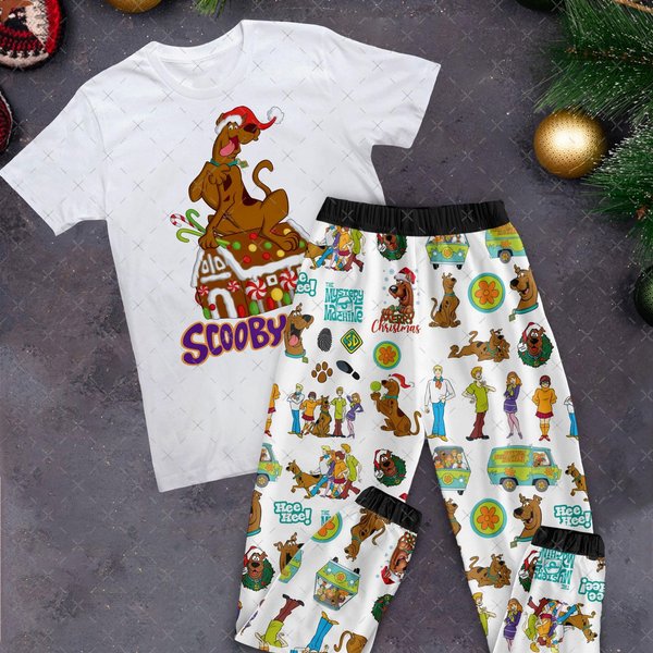 Scooby Doo Pajamas Set, Scooby Doo Family Pajamas, Family Christmas Pajamas Set.-image