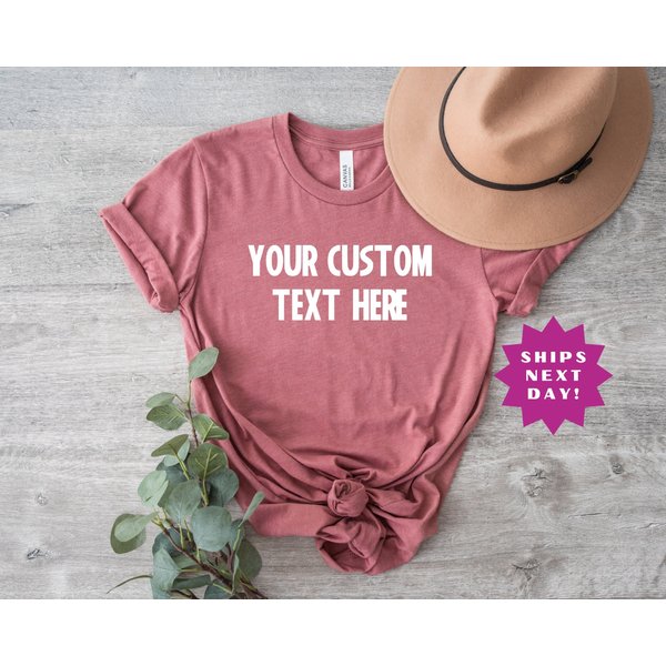 Custom Text Personalized T-Shirt-image