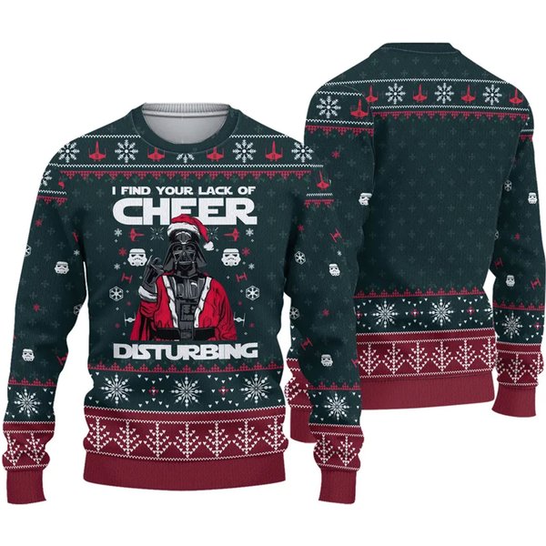 Cheer Disturbing Ugly Christmas Sweater-image