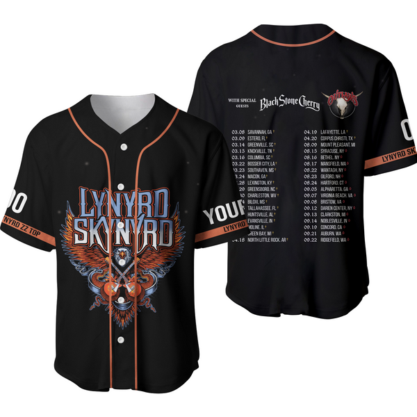 Personalized Lynyrd Skynyrd Zz Top Jersey Tour 2024, Sharp Dressed Simple Man-image