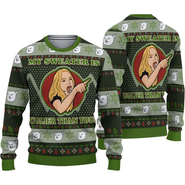 My Sweater Is Uglier Than Yours Ugly Sweater-image