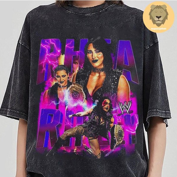 Rhea Ripley Vintage Shirt, Vintage Wrestling Shirt, Rhea Ripley-image