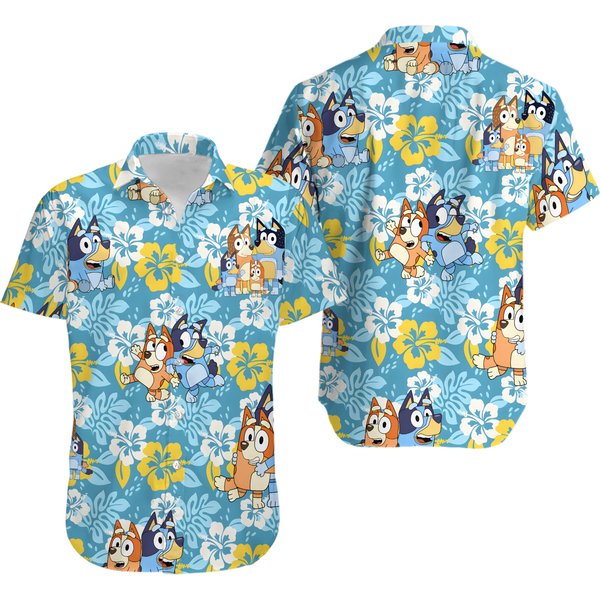 Summer Hawaiian Shirt, Blueycute Hawaiian Shirt, Blueygift Shirt, Blueydad-image
