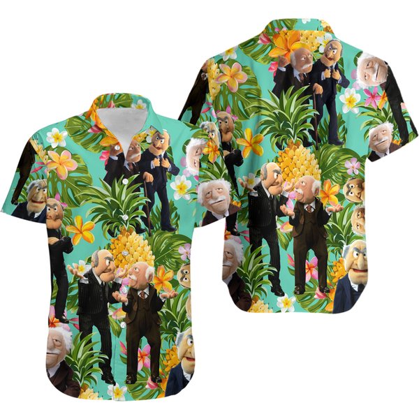 The Muppet Show Statler And Waldorf 3D Hawaii Shirt-image