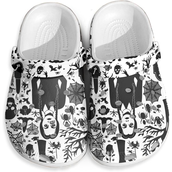 Wednesday Addams Clogs, Kids Clogs, Kid's All Over Printing Classic Clogs