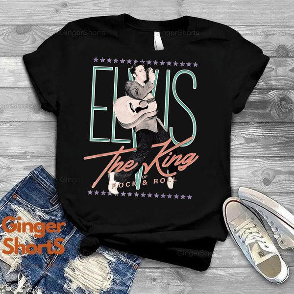 90S Elvis Presley Shirt, Elvis Presley Gift-image