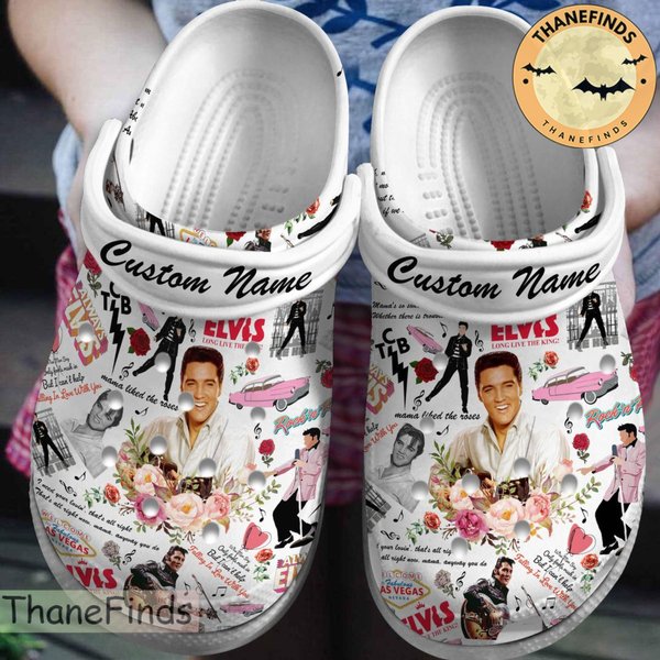 Elvis Presley Halloween Clogs Shoes, Christmas Gift, Halloween Gift