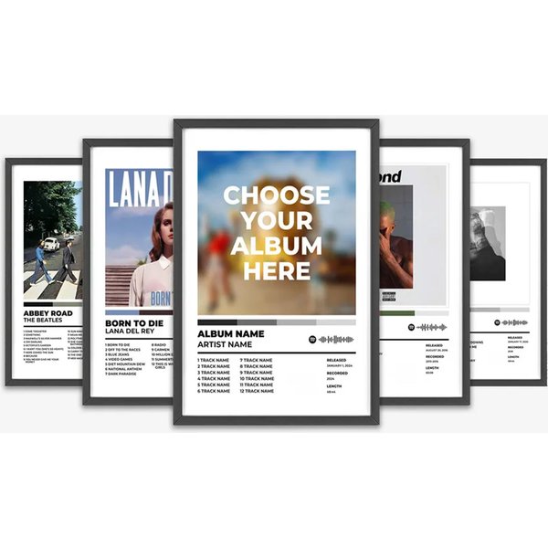 Custom Album Cover Poster | Design Your Own Music Artwork | Personalized Album Presentation-image
