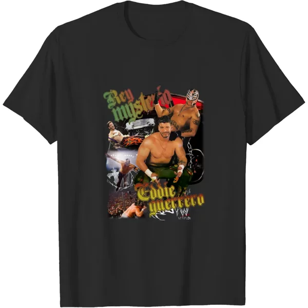 Rey Mysterio 90S Vintage Bootleg Style Wrestling Entertainment T-Shirt-image