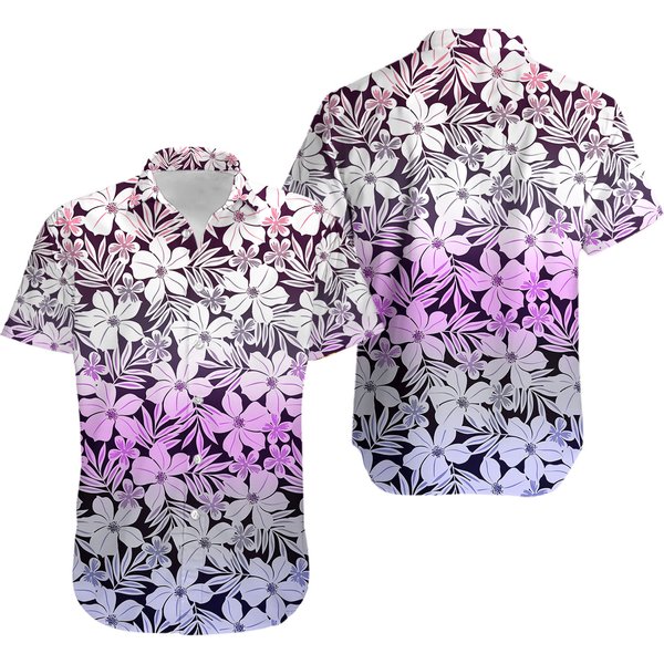 Genderfluid Pride Floral Hawaiian Shirt-image