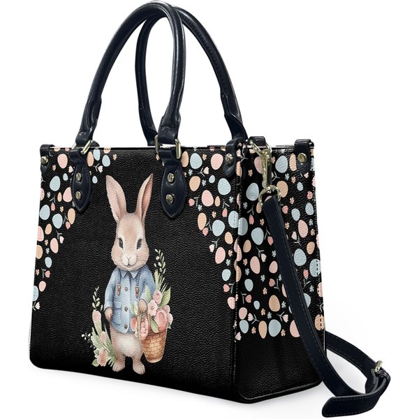 Easter Leather Bag, Bunny Design Leather Bag